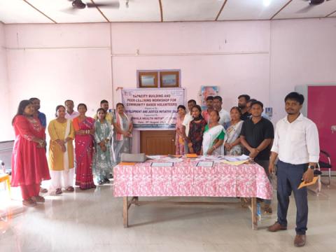 Capacity Building and Peer Learning Workshop for Community-Based Volunteers